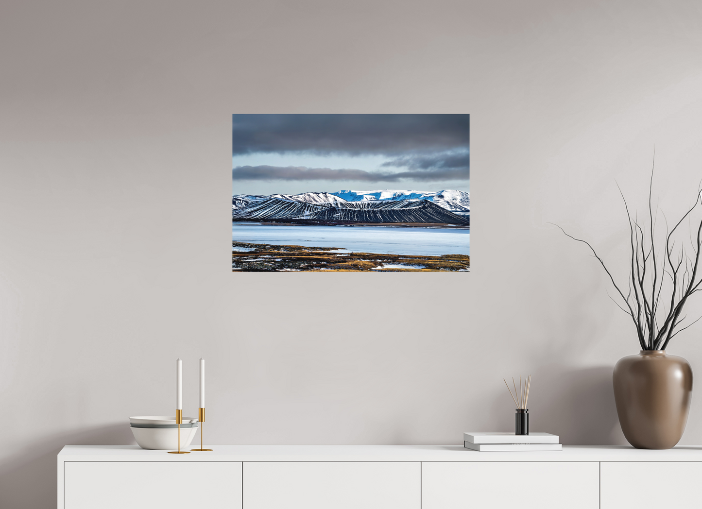 75 x 50 cm, Hahnemühle Photo Rag Bright White Mývatn – Island