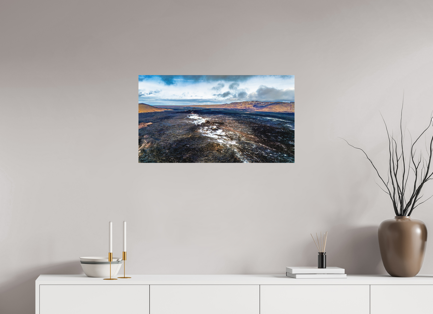 80 x 45 cm, Hahnemühle Photo Rag Bright White Atem der Erde – Vulkanfelder