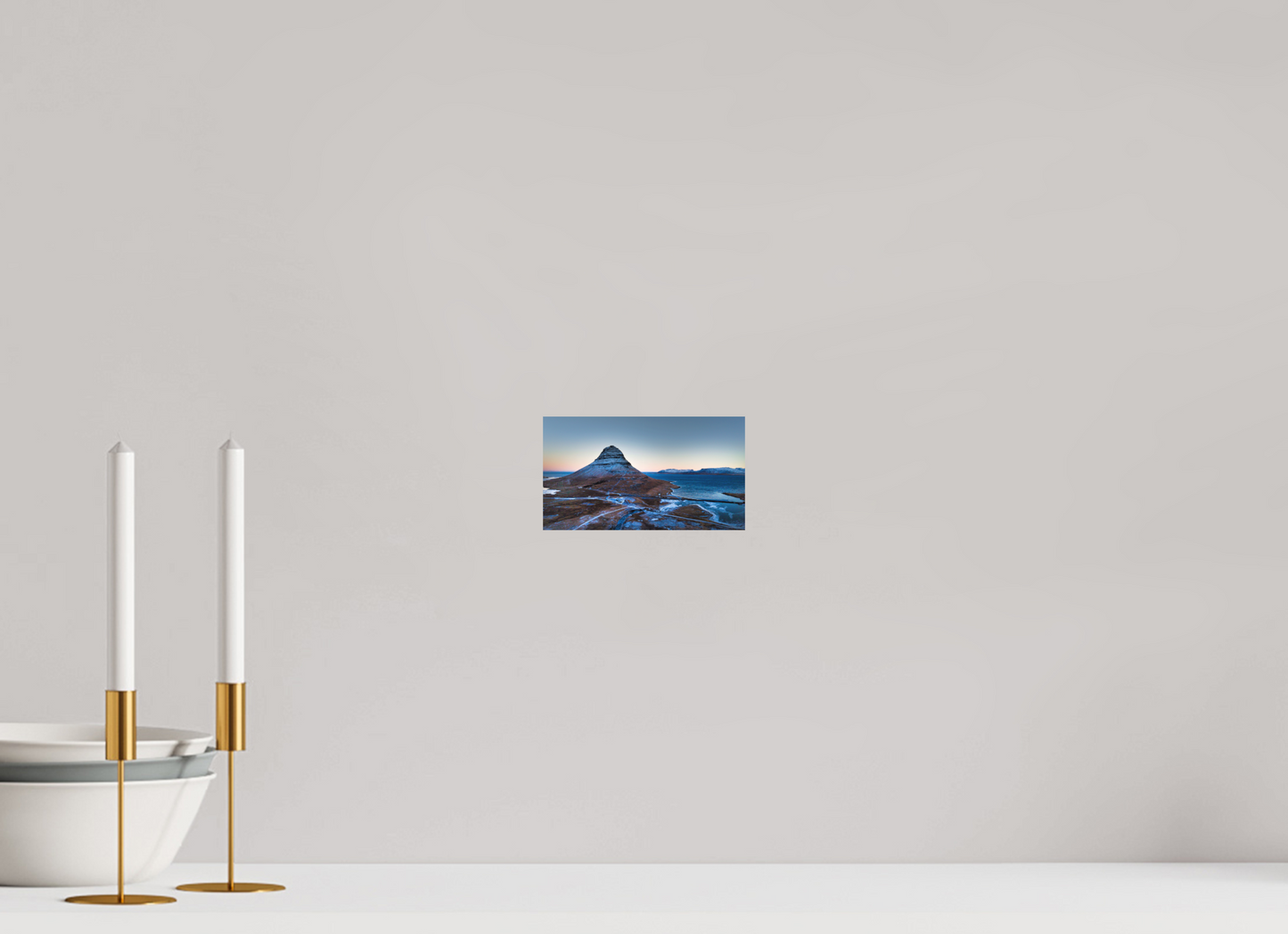 16 x 9 cm, Hahnemühle Photo Rag Bright White Kirkjufell Flight