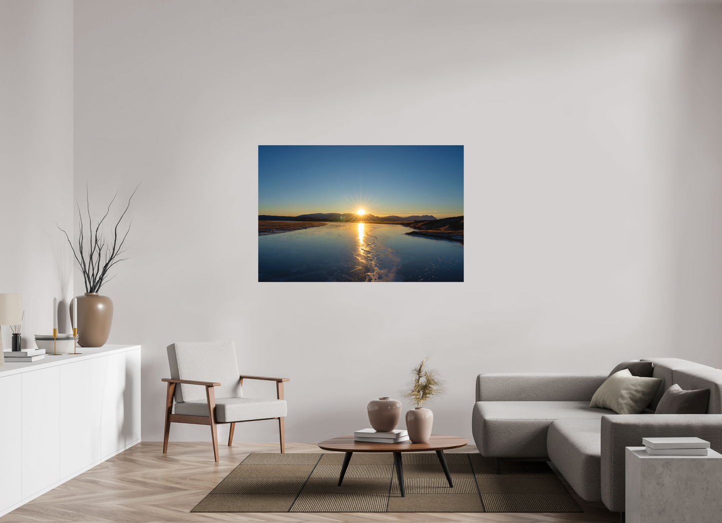 150 x 100 cm, Hahnemühle Photo Rag Bright White Wintersonne