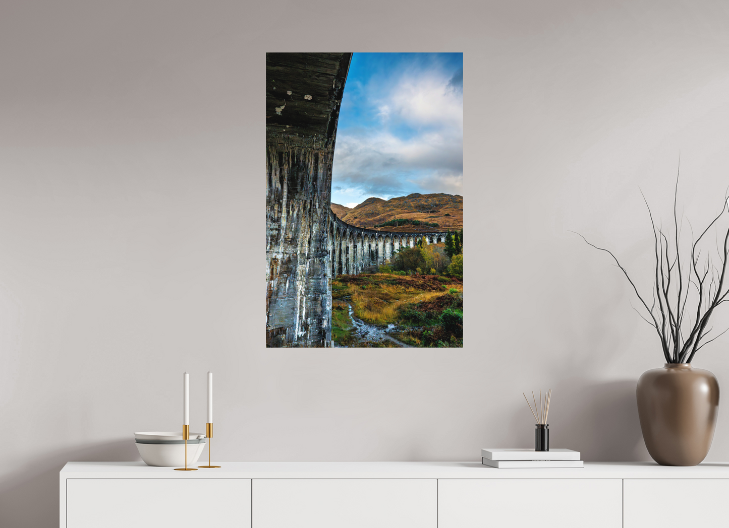 60 x 90 cm, Hahnemühle Photo Rag Bright White Glenfinnan-Bogen