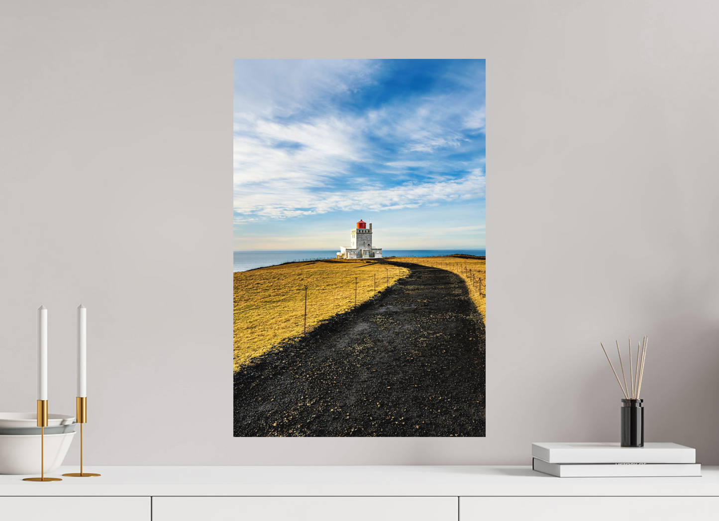 40 x 60 cm, Hahnemühle Photo Rag Bright White Dyrhólaey – Weg ins Licht