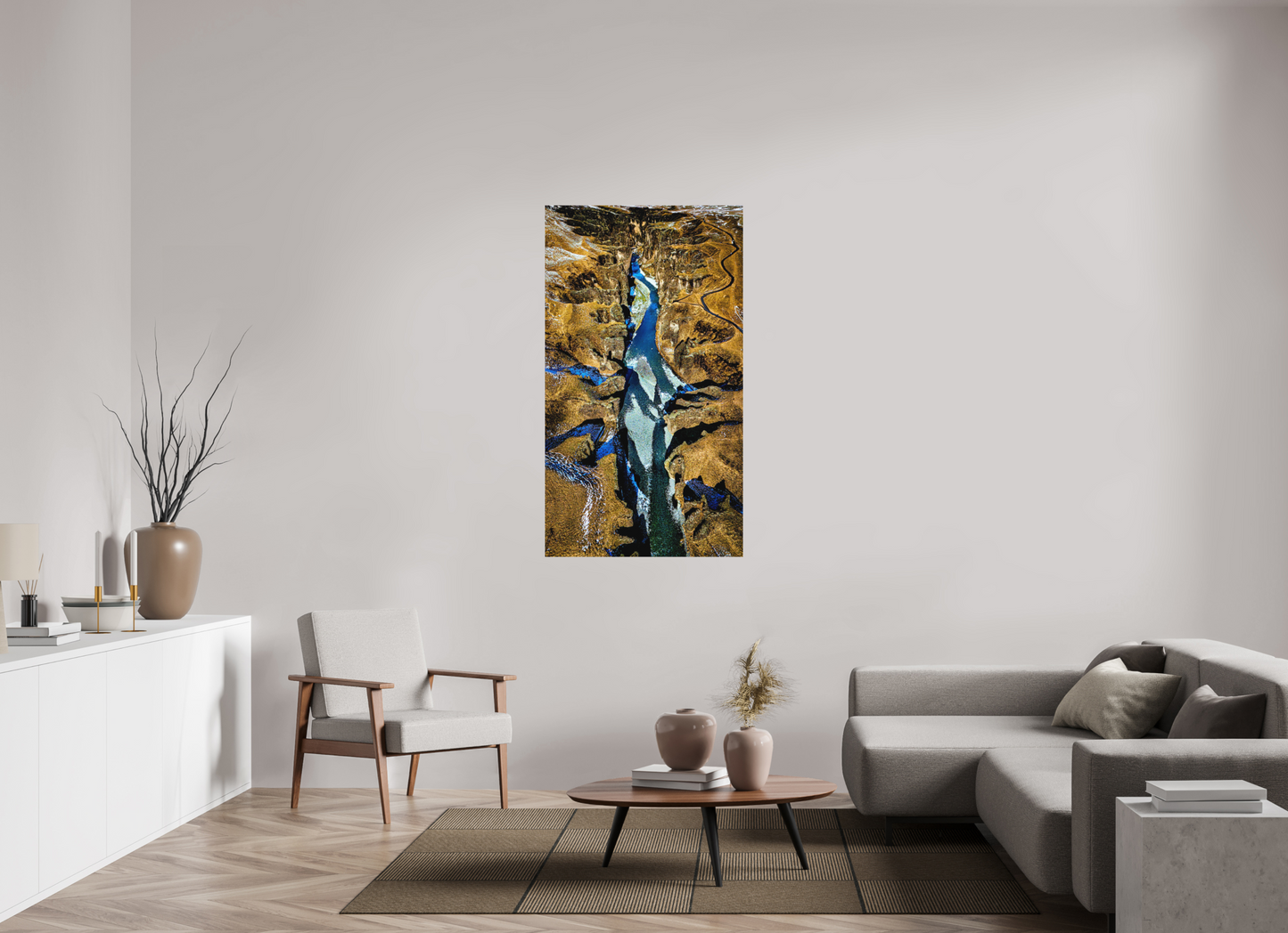 81 x 144 cm, Hahnemühle Photo Rag Bright White Fjaðrárgljúfur – Der Atem der Tiefenschlucht