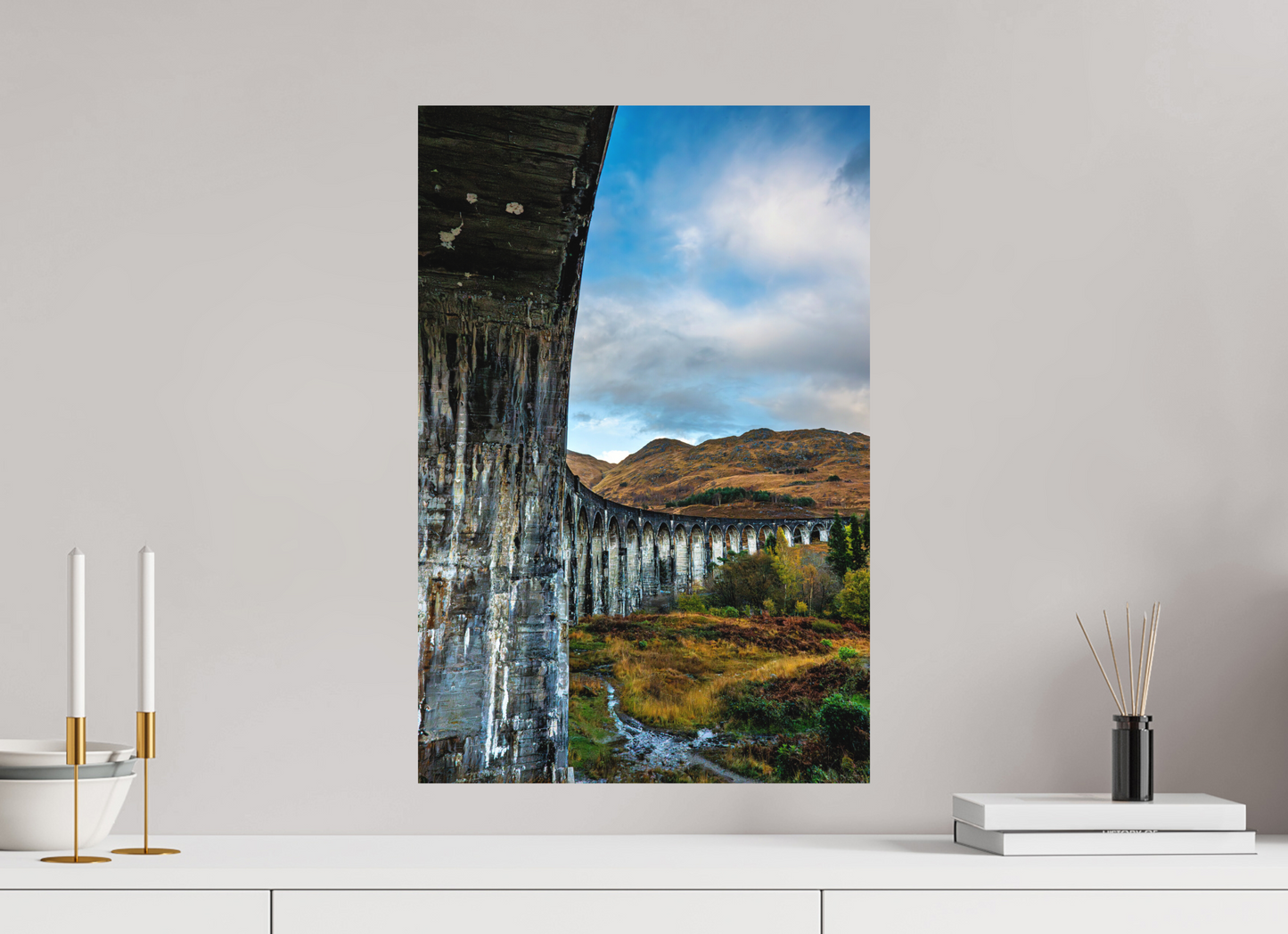 40 x 60 cm, Hahnemühle Photo Rag Bright White Glenfinnan-Bogen