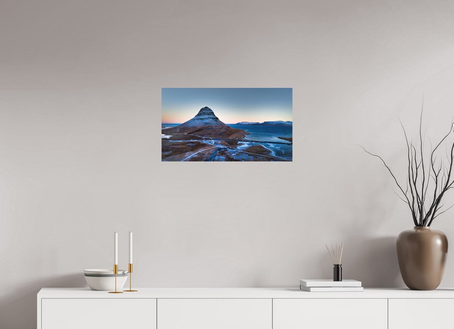 64 x 36 cm, Hahnemühle Photo Rag Bright White Kirkjufell Flight
