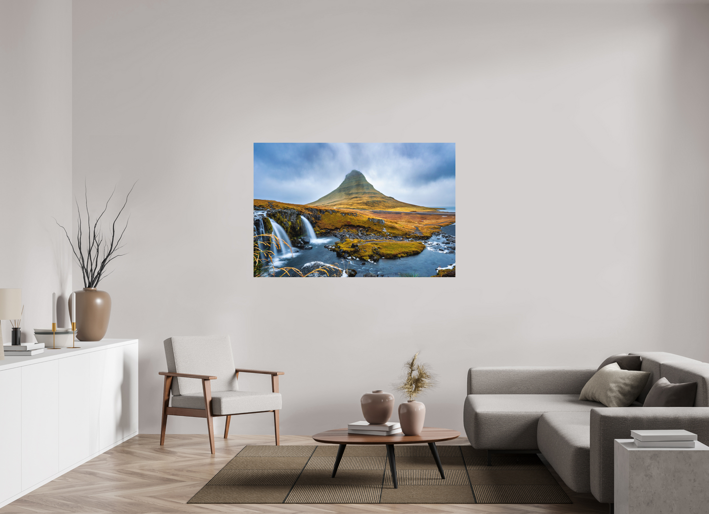 150 x 100 cm, Hahnemühle Photo Rag Bright White Kirkjufell & Kirkjufellsfoss