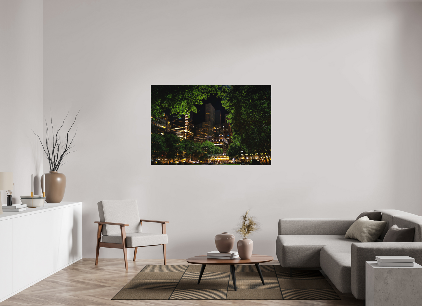 150 x 100 cm, Hahnemühle Photo Rag Bright White Bryant Park Nights