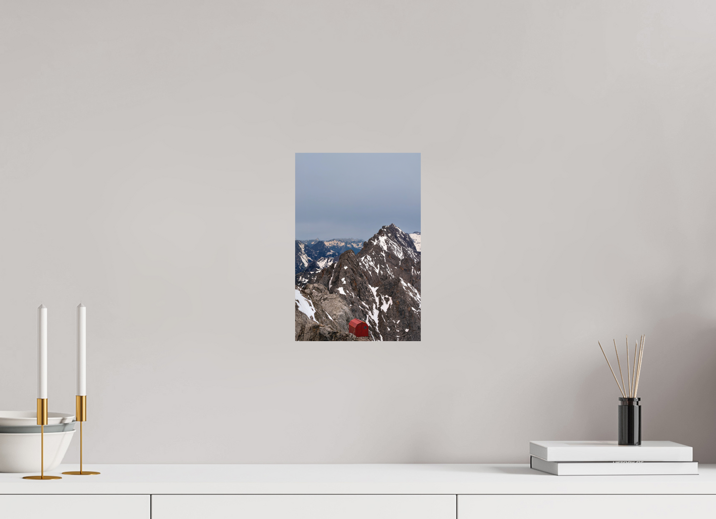 20 x 30 cm, Hahnemühle Photo Rag Bright White Rot auf der Zugspitze