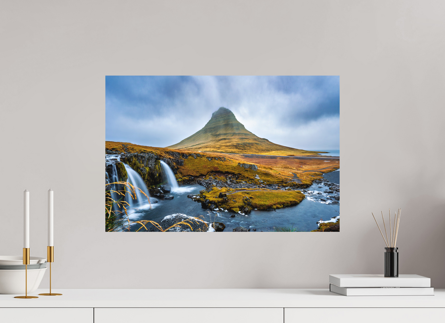 60 x 40 cm, Hahnemühle Photo Rag Bright White Kirkjufell & Kirkjufellsfoss