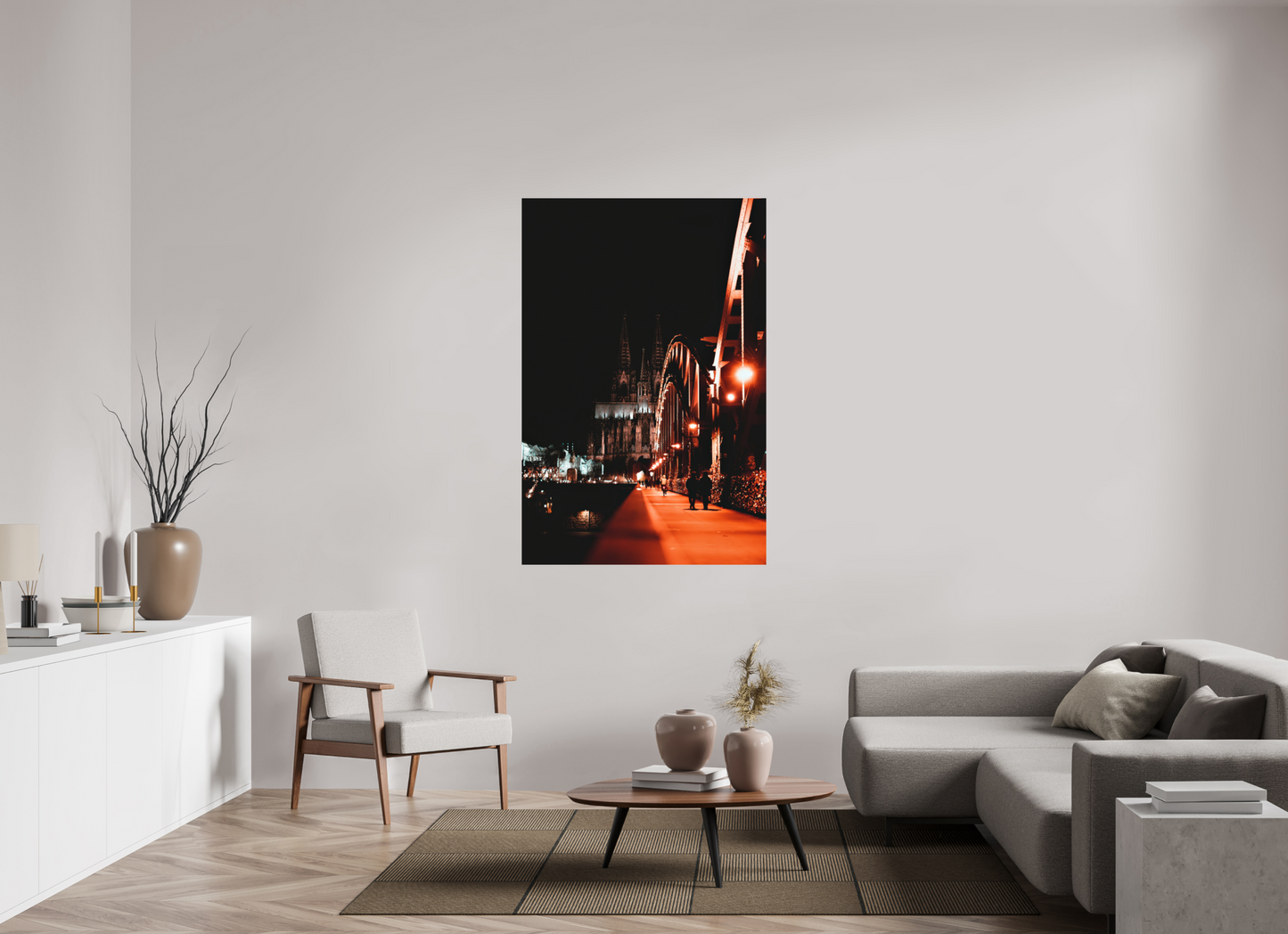 100 x 150 cm, Hahnemühle Photo Rag Bright White Walkway Glow