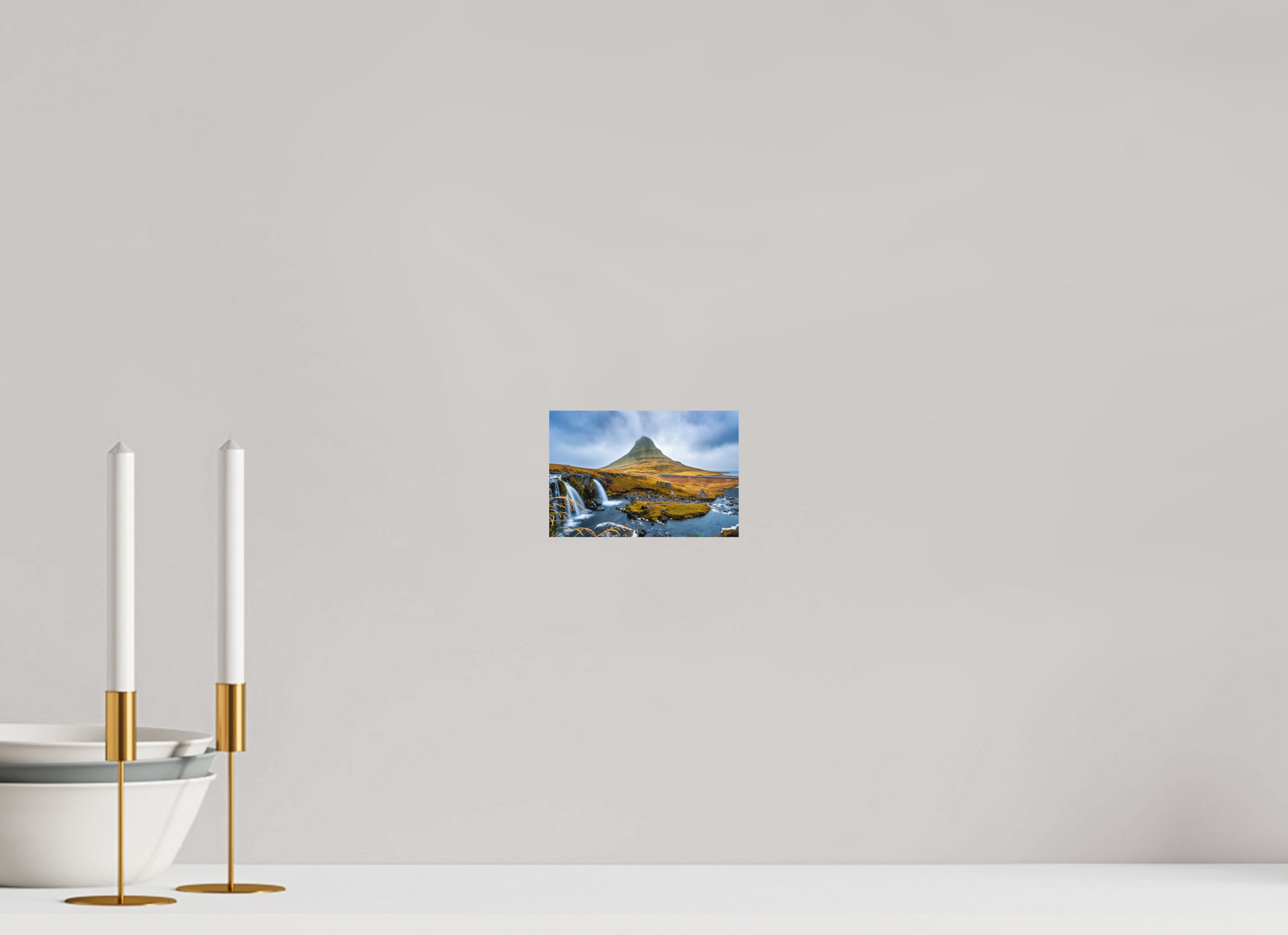 15 x 10 cm, Hahnemühle Photo Rag Bright White Kirkjufell & Kirkjufellsfoss