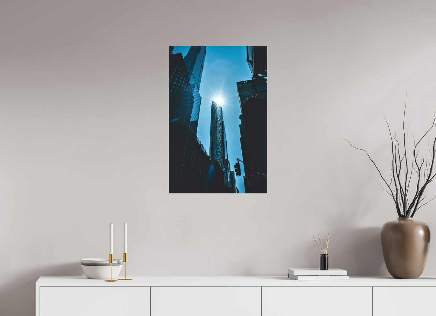 50 x 75 cm, Hahnemühle Photo Rag Bright White Sun Star in Manhattan