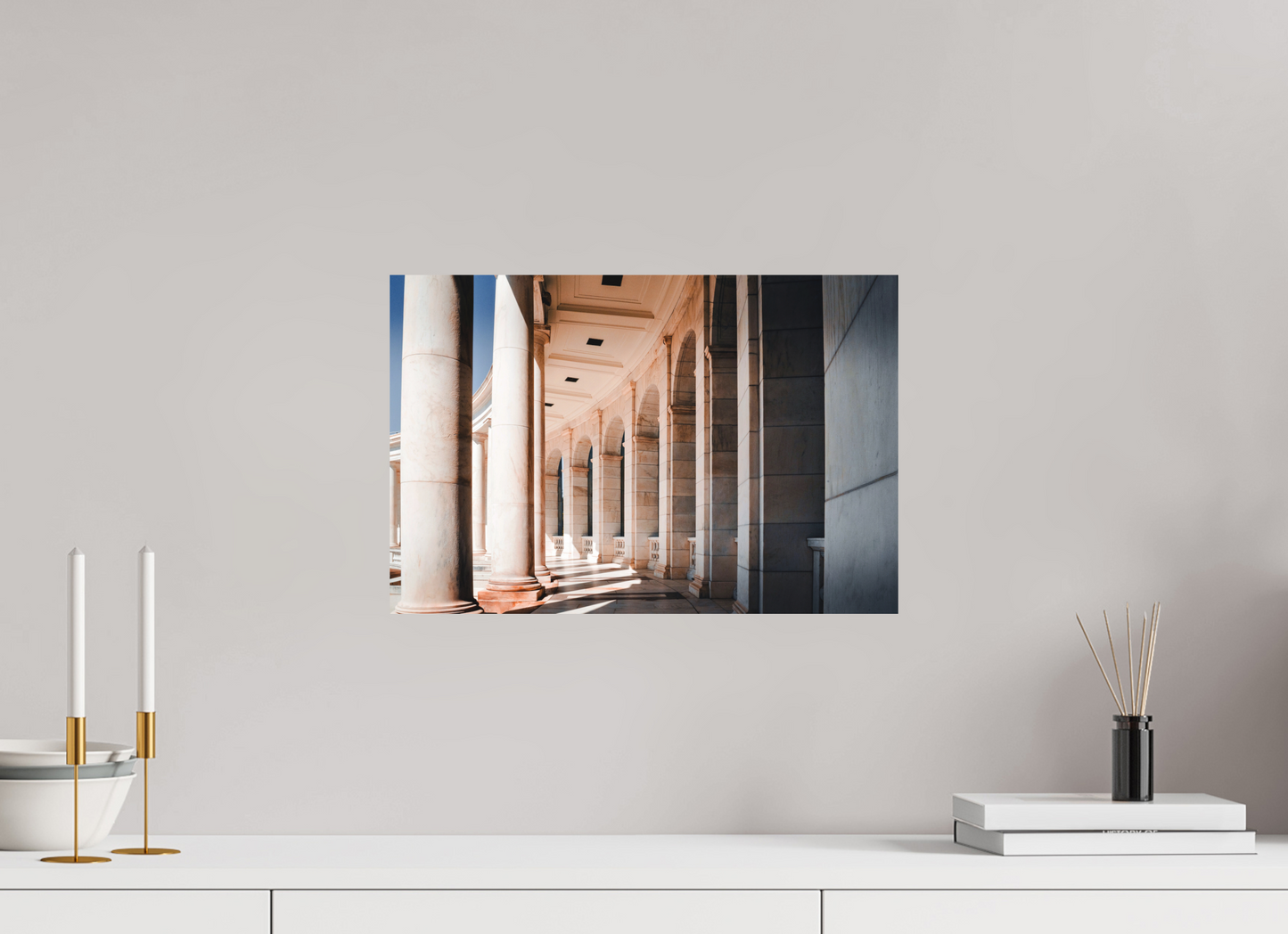 45 x 30 cm, Hahnemühle Photo Rag Bright White Arlington Memorial Architecture
