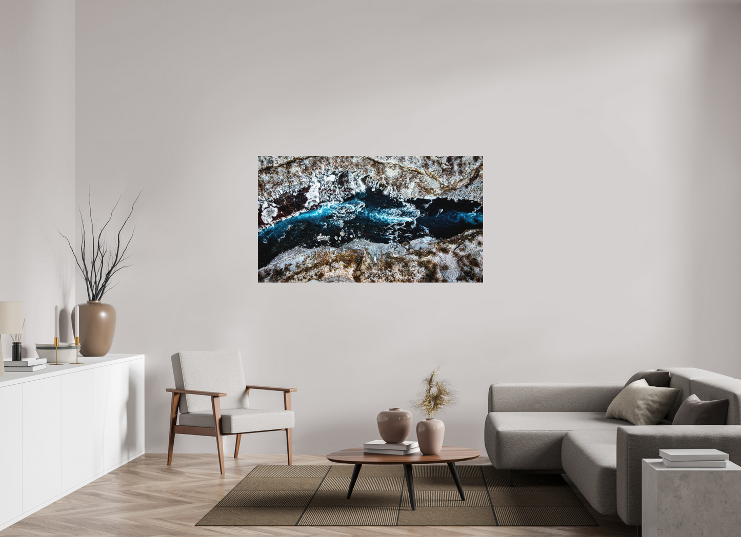 160 x 90 cm, Hahnemühle Photo Rag Bright White Eisader