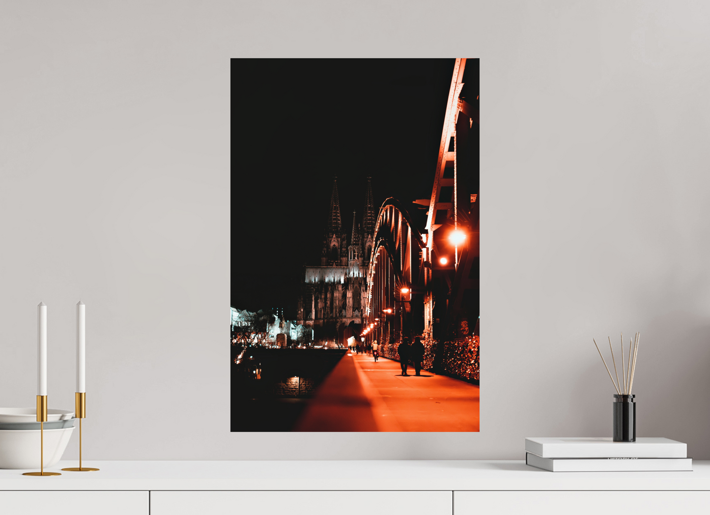 40 x 60 cm, Hahnemühle Photo Rag Bright White Walkway Glow