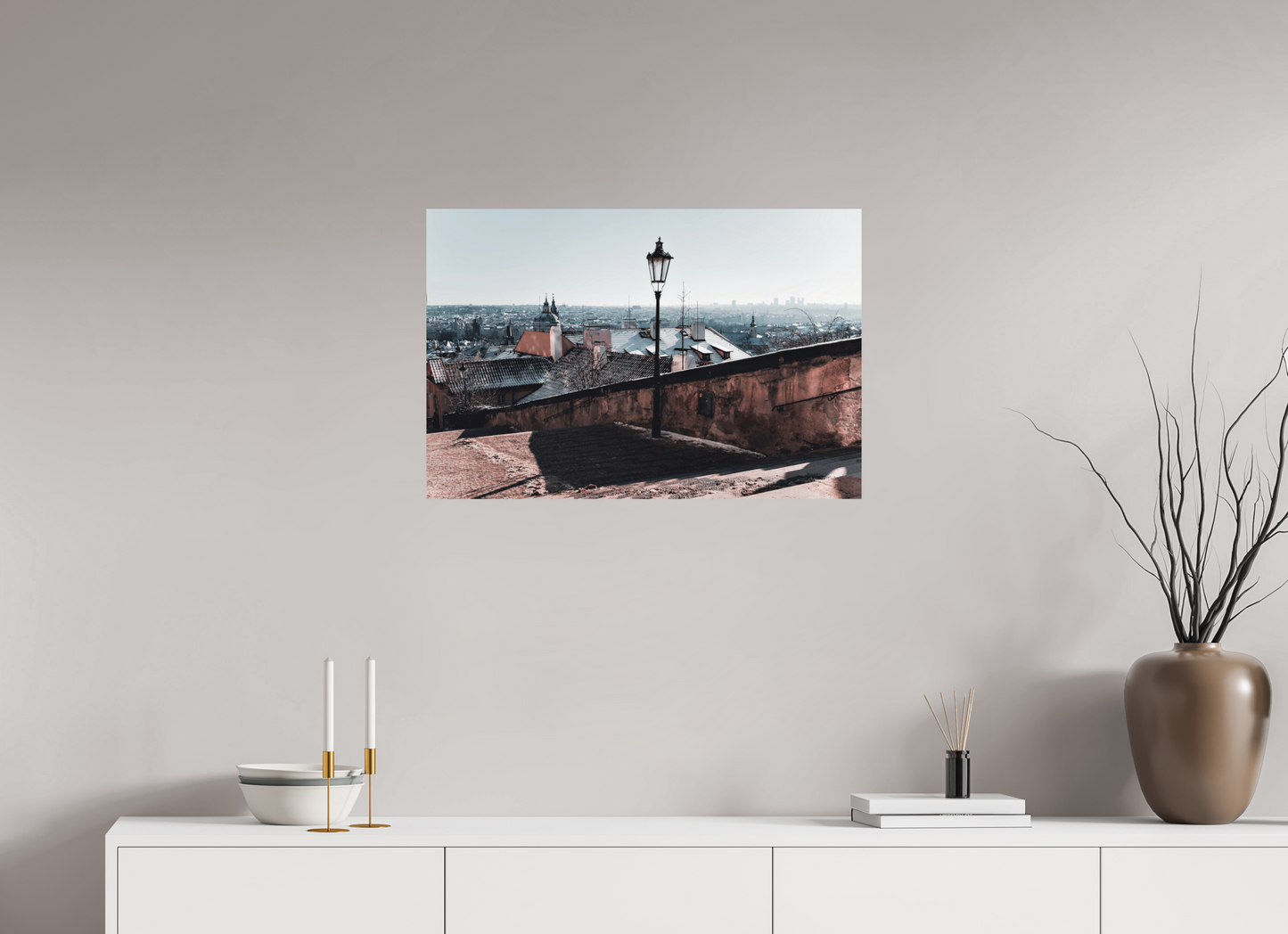 75 x 50 cm, Hahnemühle Photo Rag Bright White Prag im Winter