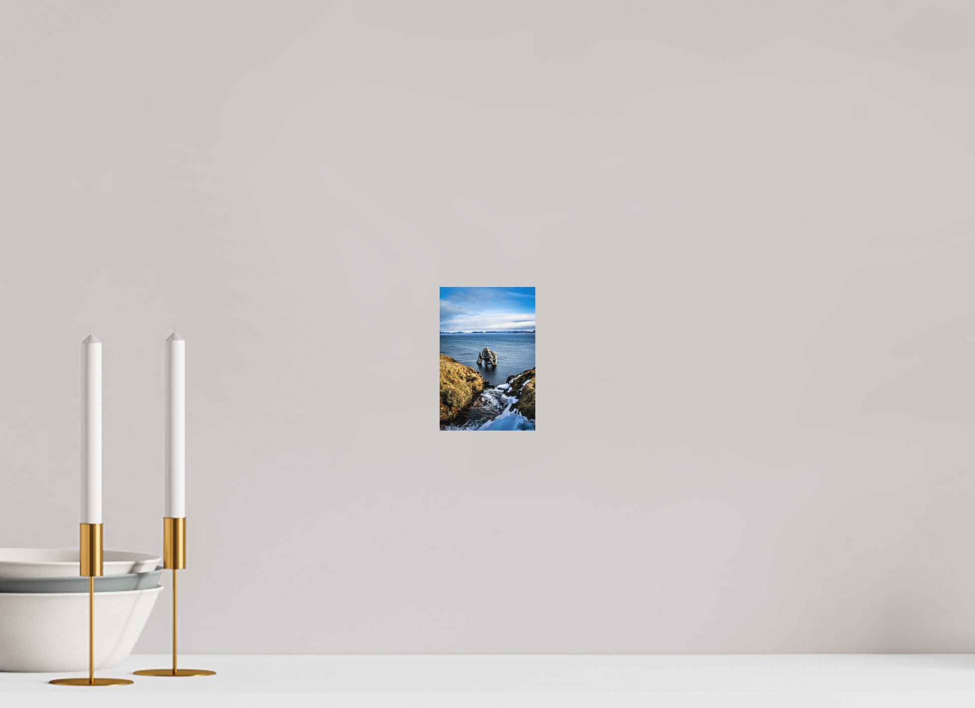 10 x 15 cm, Hahnemühle Photo Rag Bright White Hvítserkur – Blick von oben