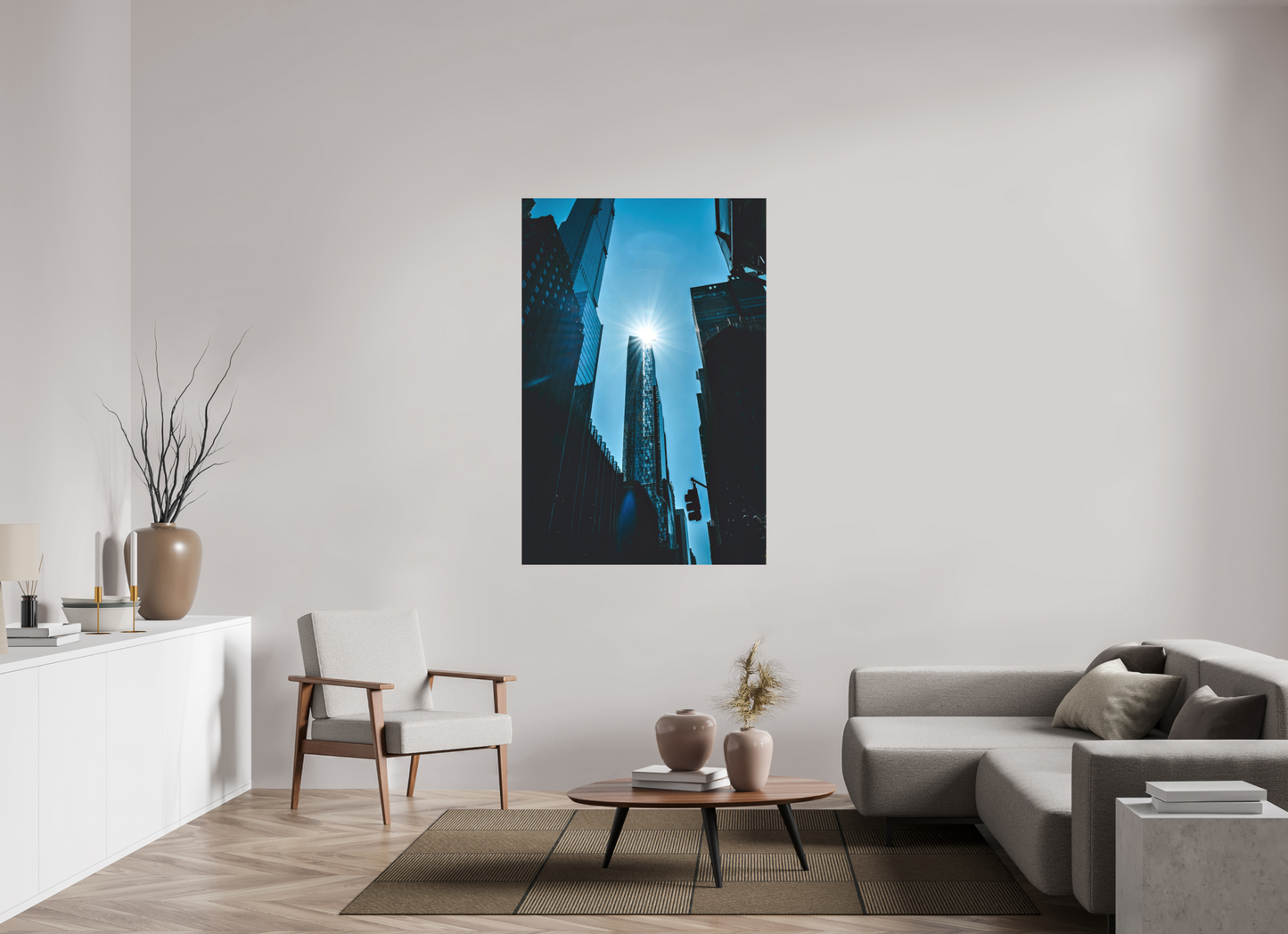 100 x 150 cm, Hahnemühle Photo Rag Bright White Sun Star in Manhattan