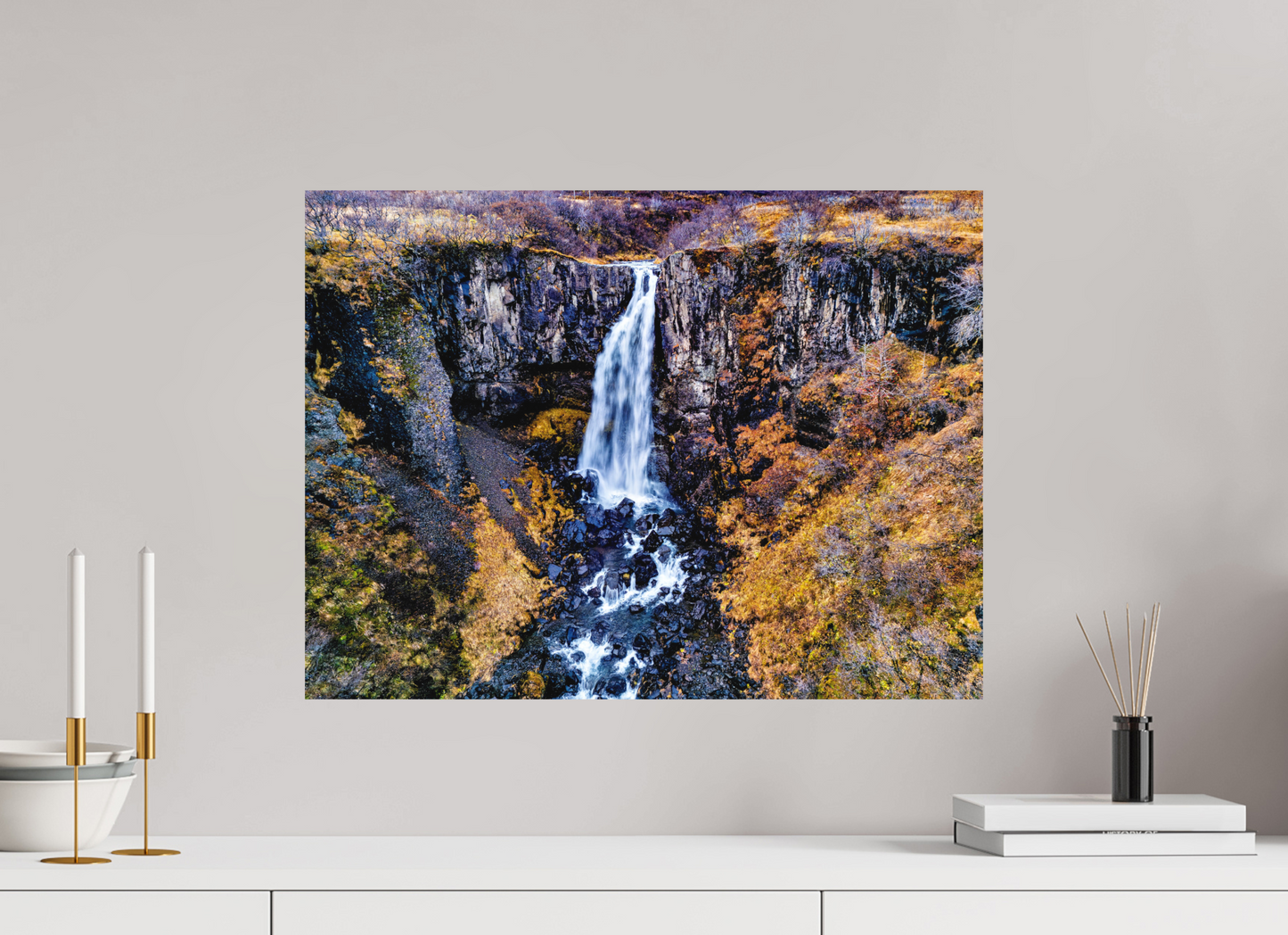 60 x 45 cm, Hahnemühle Photo Rag Bright White Hundafoss – Kraft in der Stille