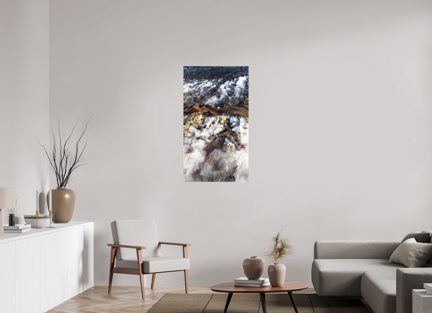 63 x 112 cm, Hahnemühle Photo Rag Bright White Geothermischer Atem der Erde