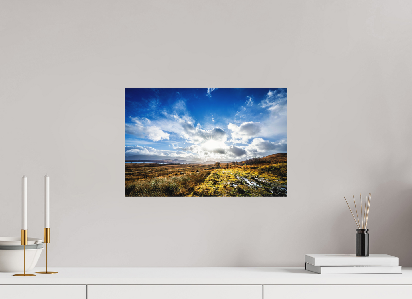 45 x 30 cm, Hahnemühle Photo Rag Bright White Highland Lightburst