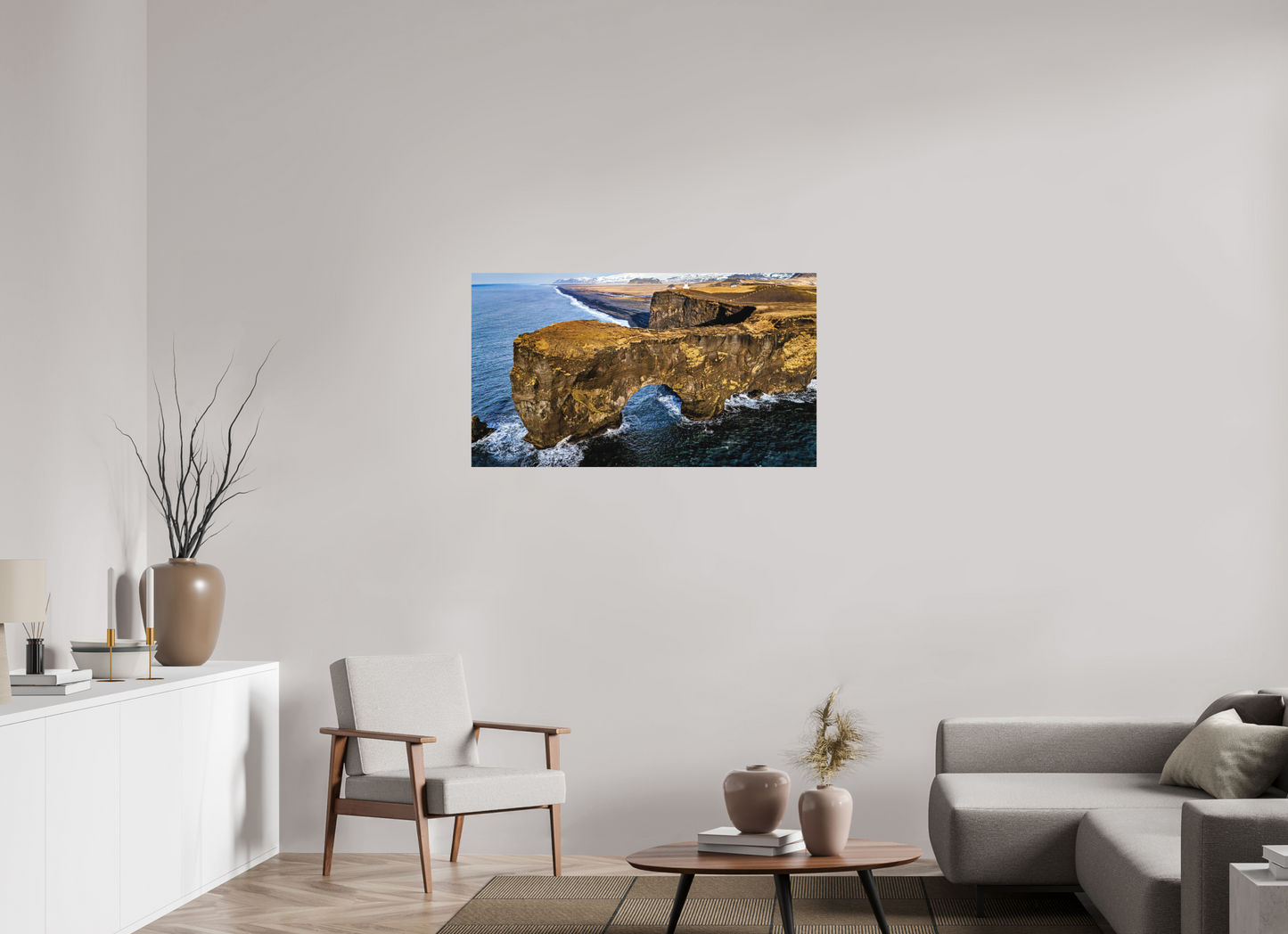 112 x 63 cm, Hahnemühle Photo Rag Bright White Dyrhólaey – Das Tor zum Atlantik