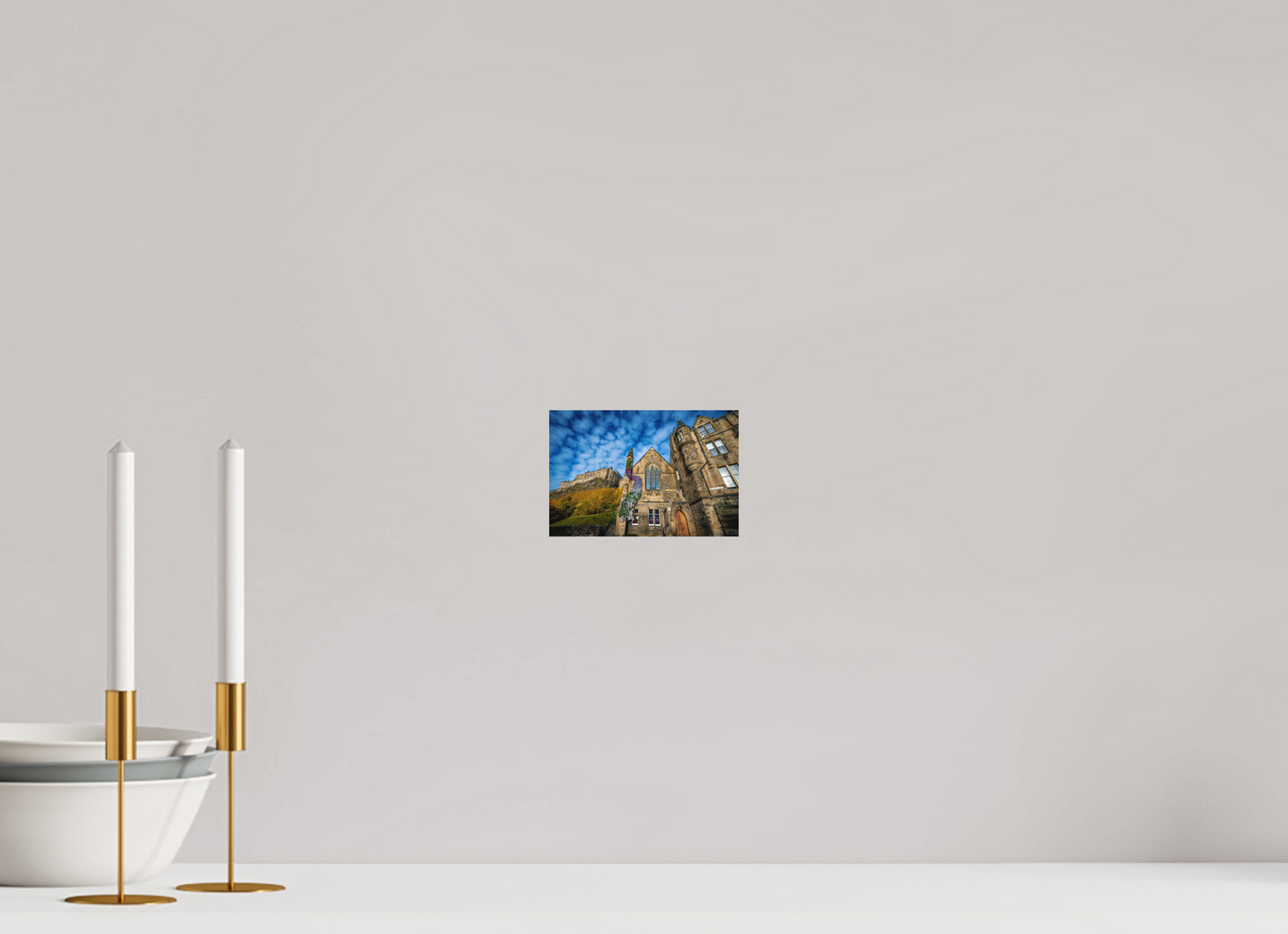 15 x 10 cm, Hahnemühle Photo Rag Bright White Blütenpfad nach Edinburgh Castle