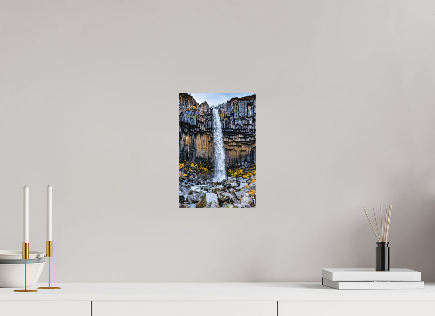 20 x 30 cm, Hahnemühle Photo Rag Bright White Svartifoss – Die Orgelwände aus Basalt