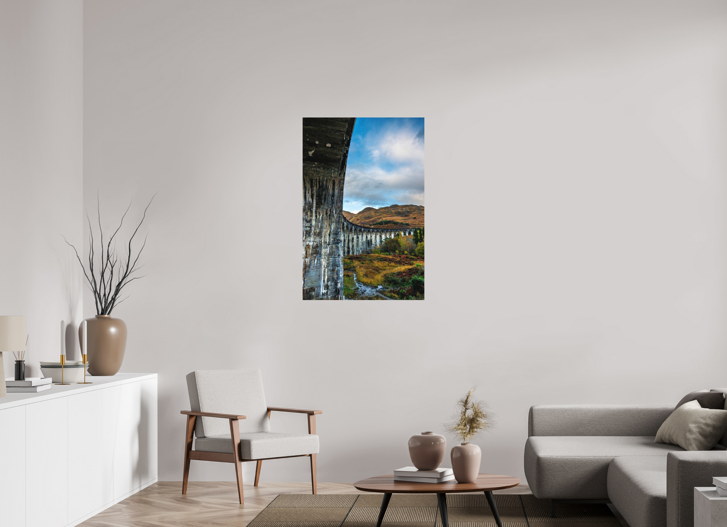 70 x 105 cm, Hahnemühle Photo Rag Bright White Glenfinnan-Bogen