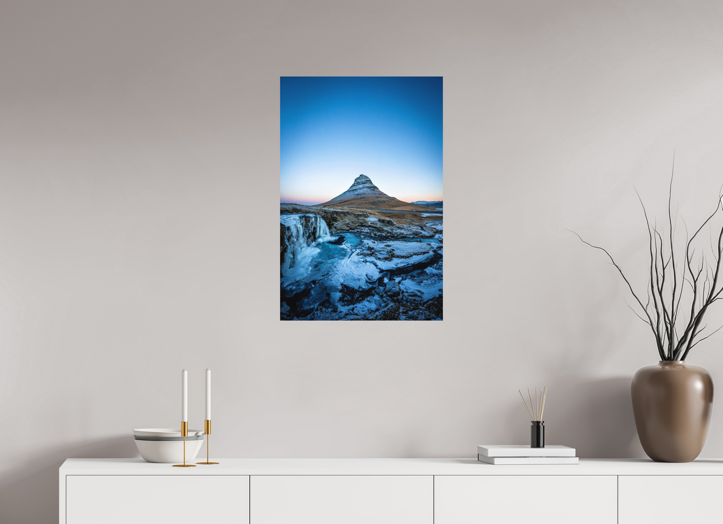 50 x 75 cm, Hahnemühle Photo Rag Bright White Kirkjufell Moments