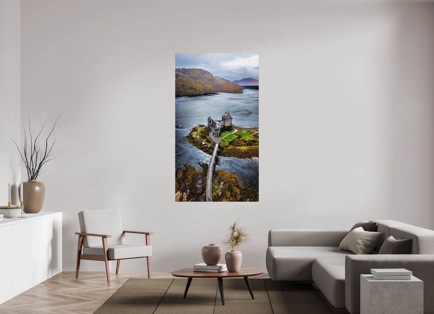 99 x 176 cm, Hahnemühle Photo Rag Bright White Eilean Donan Castle – Highlands Majesty
