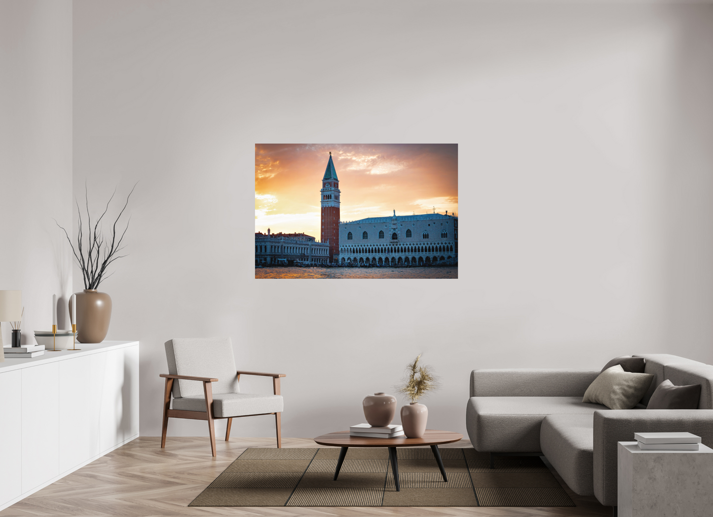 150 x 100 cm, Hahnemühle Photo Rag Bright White Venice Sunset Glow