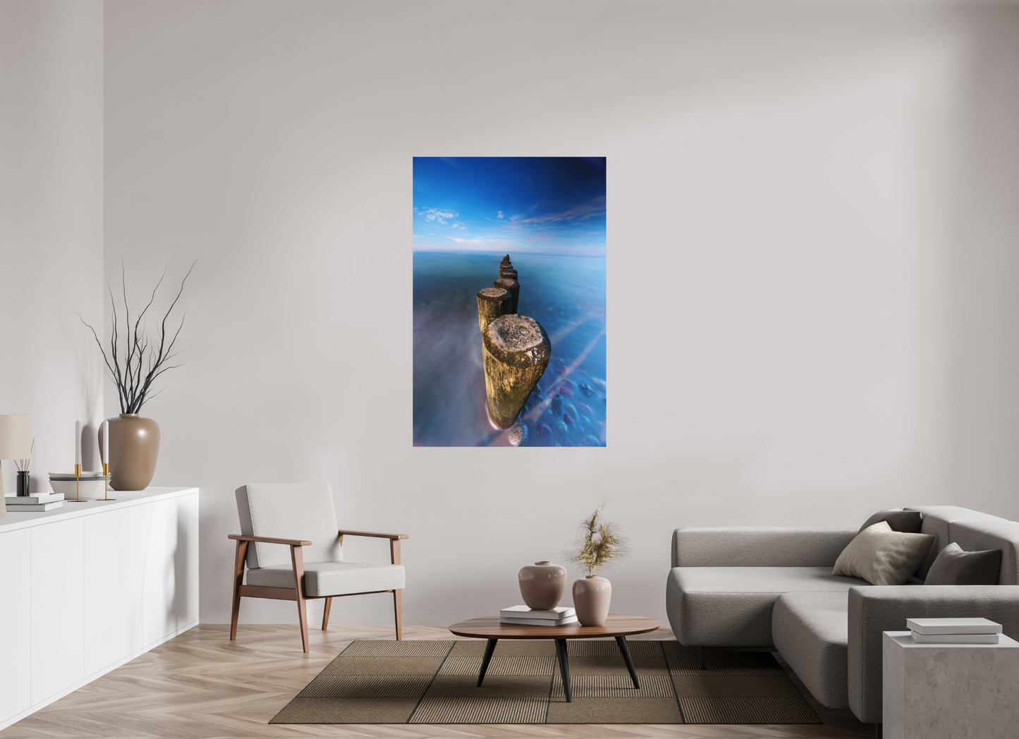 100 x 150 cm, Hahnemühle Photo Rag Bright White Ruhige See – Nienhagen