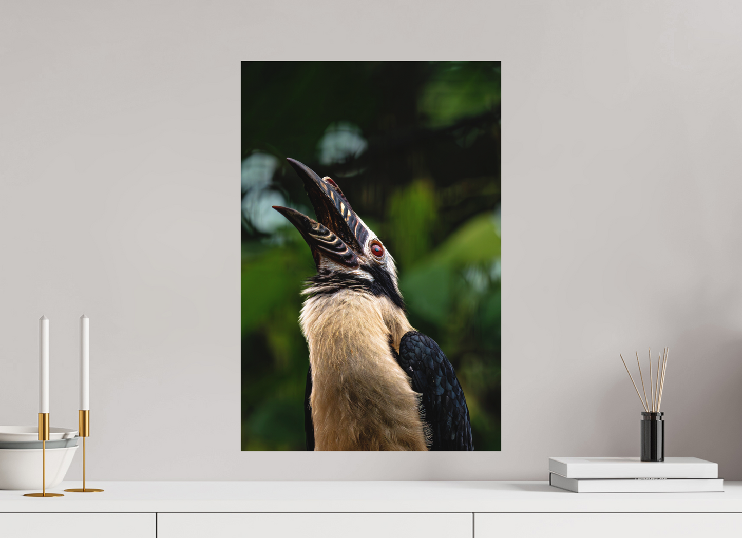 40 x 60 cm, Hahnemühle Photo Rag Bright White Ruf des Hornvogels