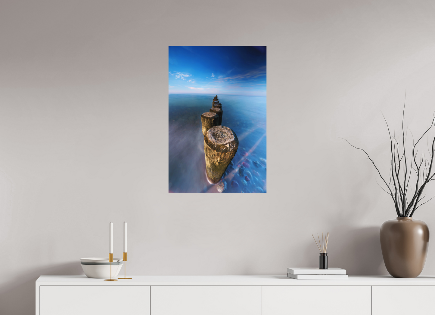 50 x 75 cm, Hahnemühle Photo Rag Bright White Ruhige See – Nienhagen