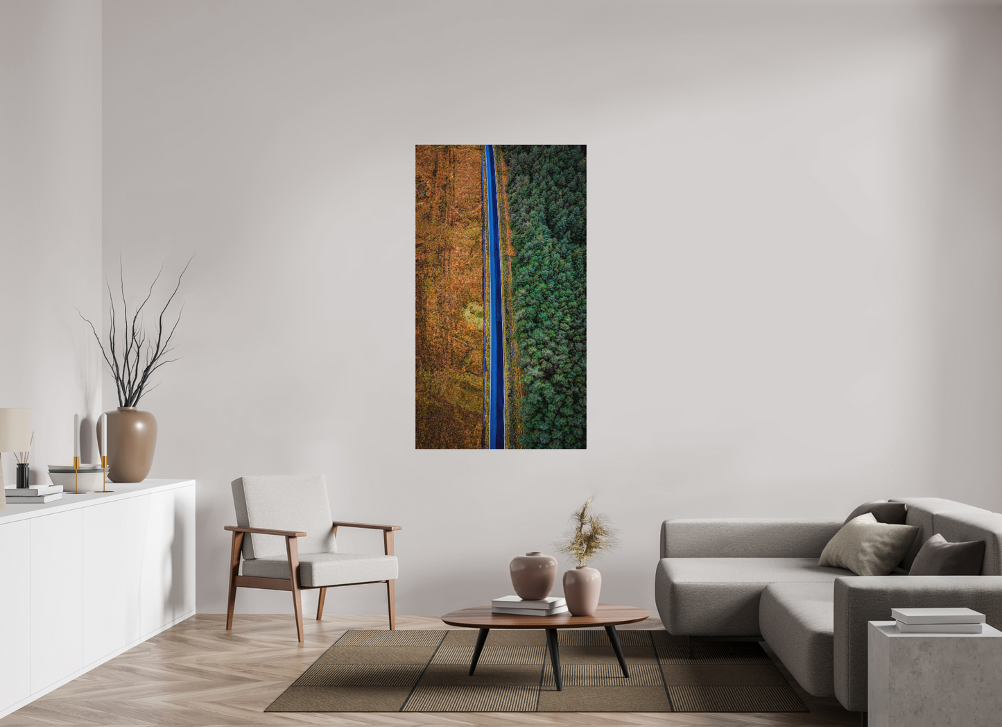 90 x 160 cm, Hahnemühle Photo Rag Bright White Die Linie durch die Highlands