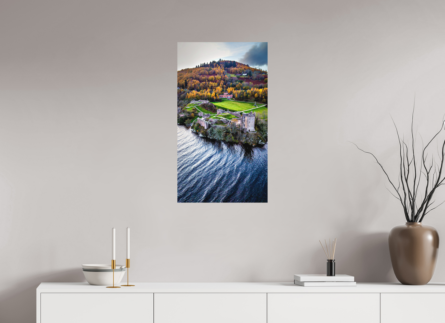45 x 80 cm, Hahnemühle Photo Rag Bright White Urquhart Castle