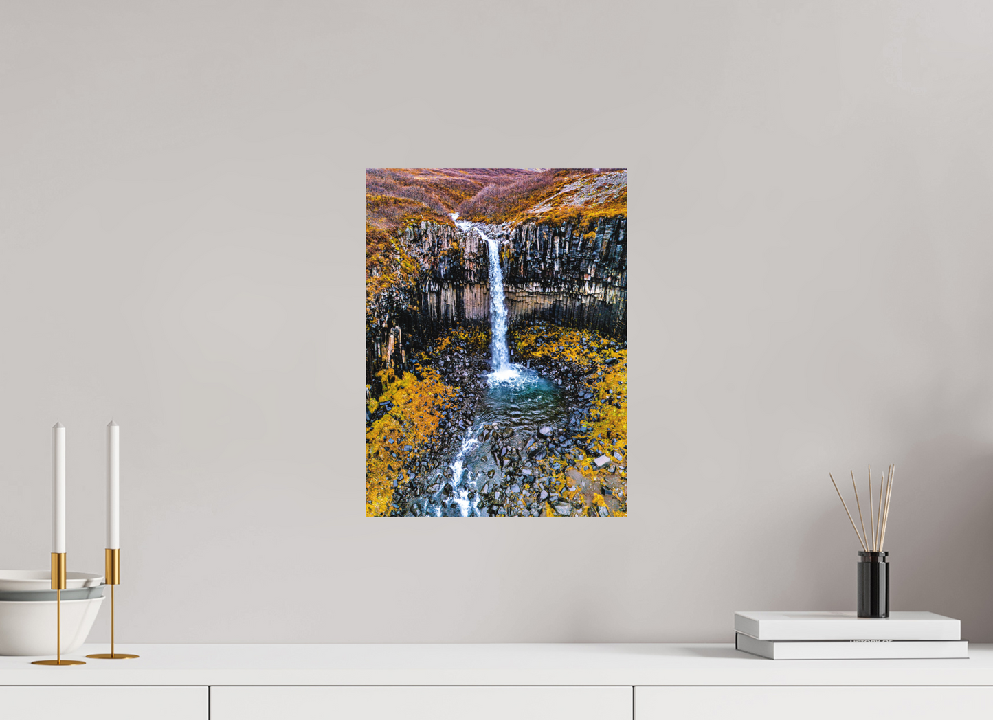 30 x 40 cm, Hahnemühle Photo Rag Bright White Svartifoss – Basaltkathedrale