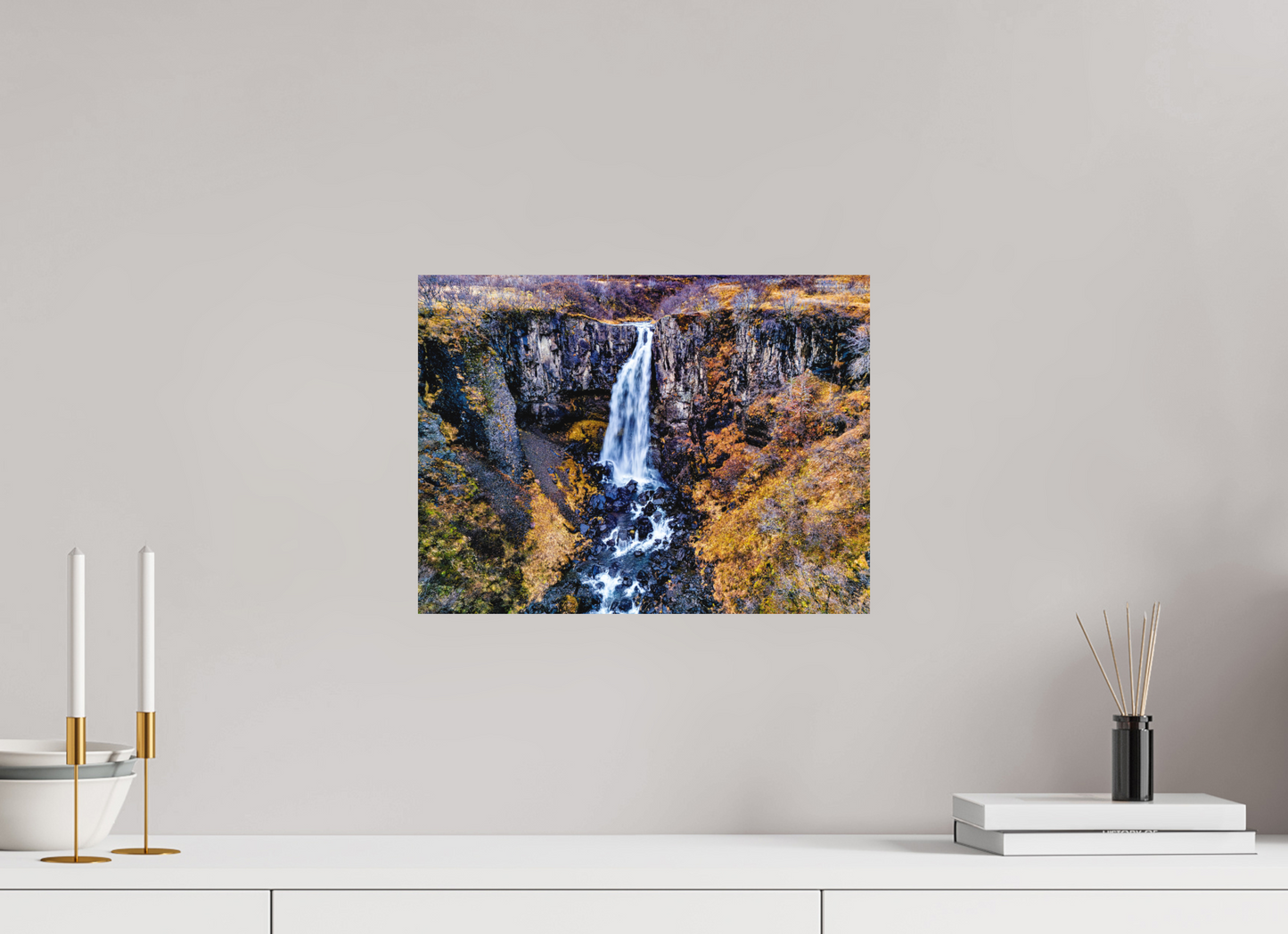 40 x 30 cm, Hahnemühle Photo Rag Bright White Hundafoss – Kraft in der Stille