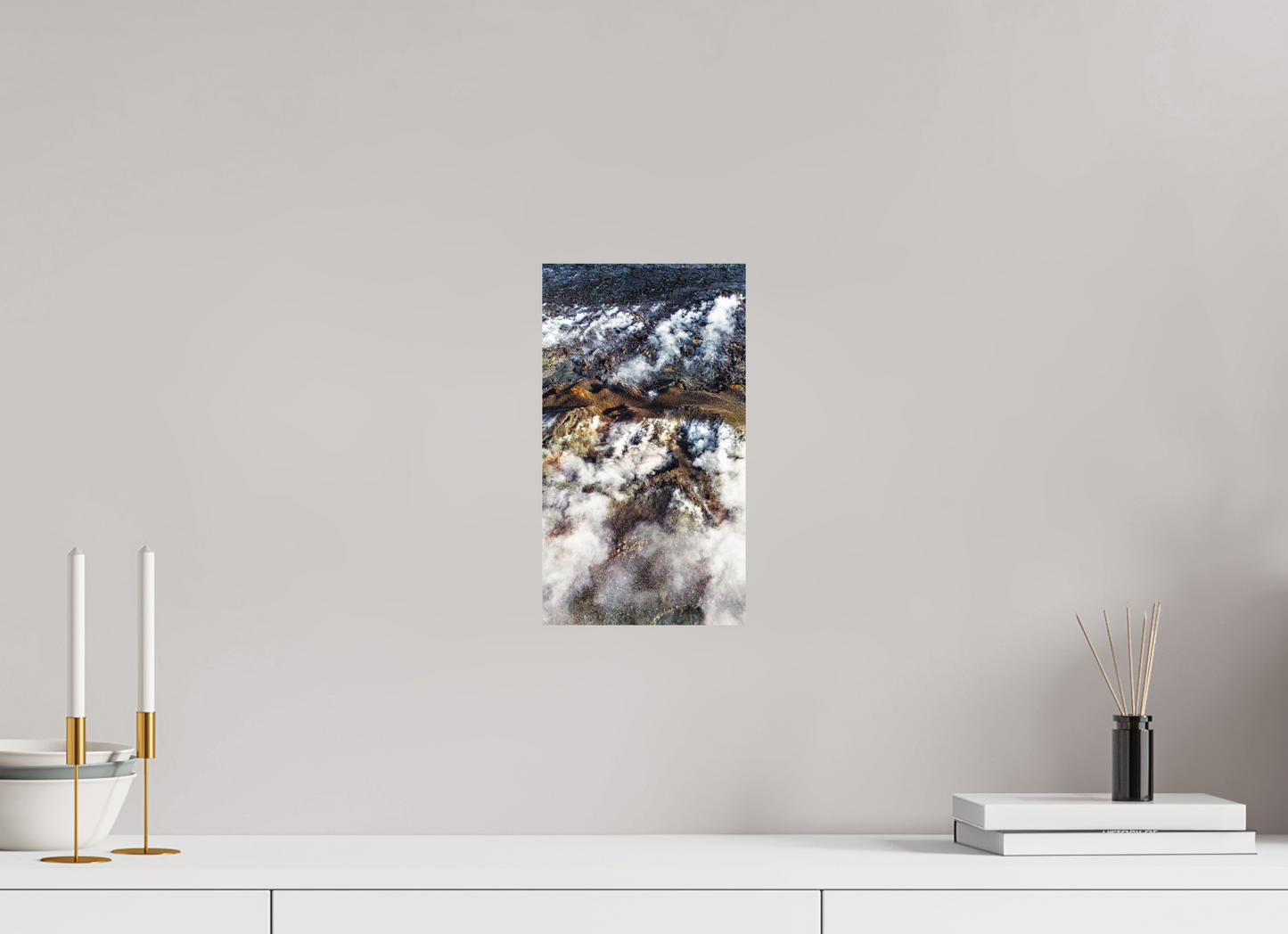 18 x 32 cm, Hahnemühle Photo Rag Bright White Geothermischer Atem der Erde