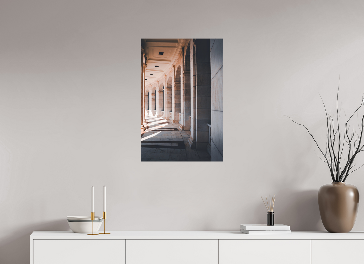 50 x 75 cm, Hahnemühle Photo Rag Bright White Arlington Kolonnaden