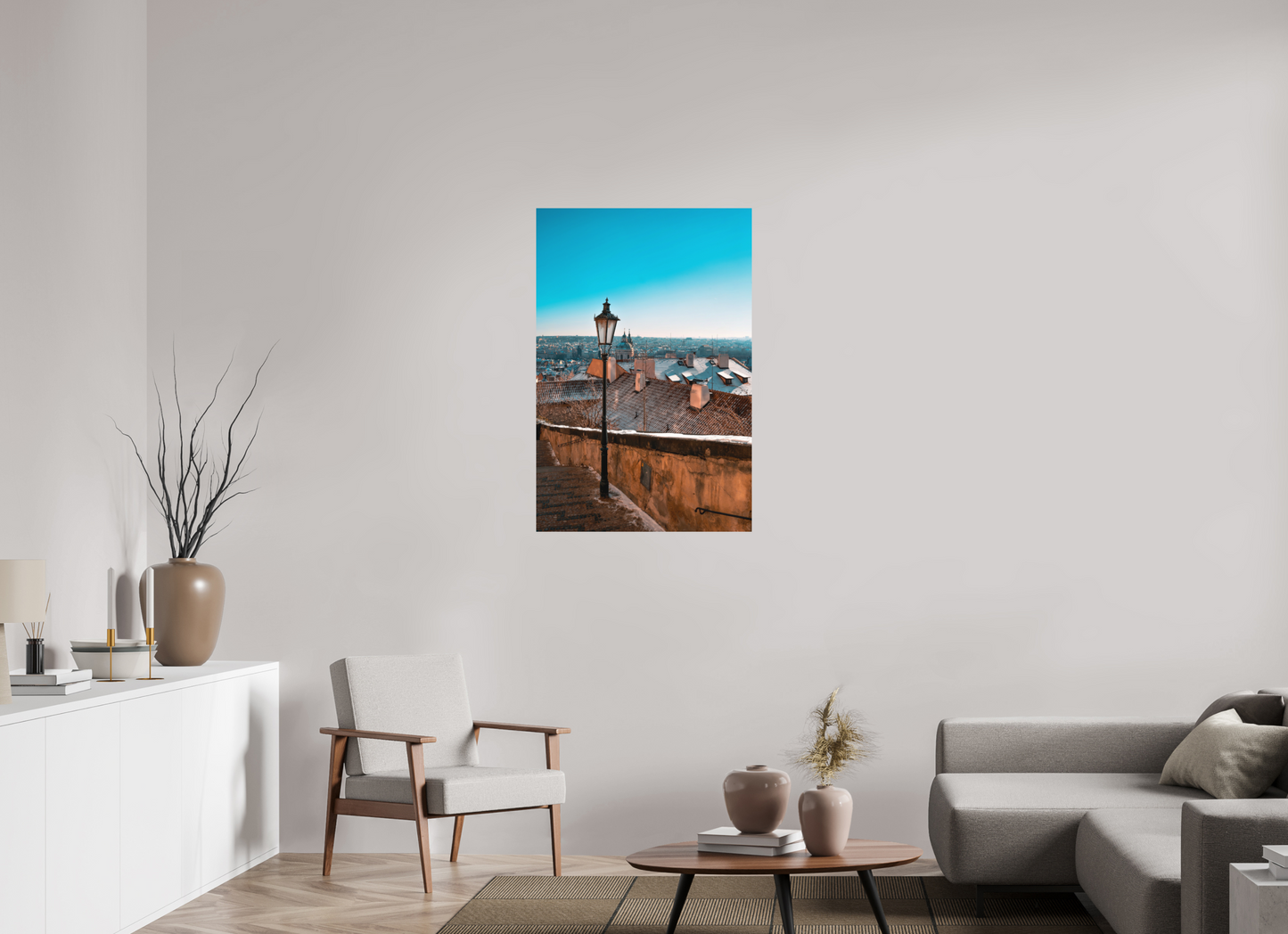 70 x 105 cm, Hahnemühle Photo Rag Bright White Prag: Winterblick