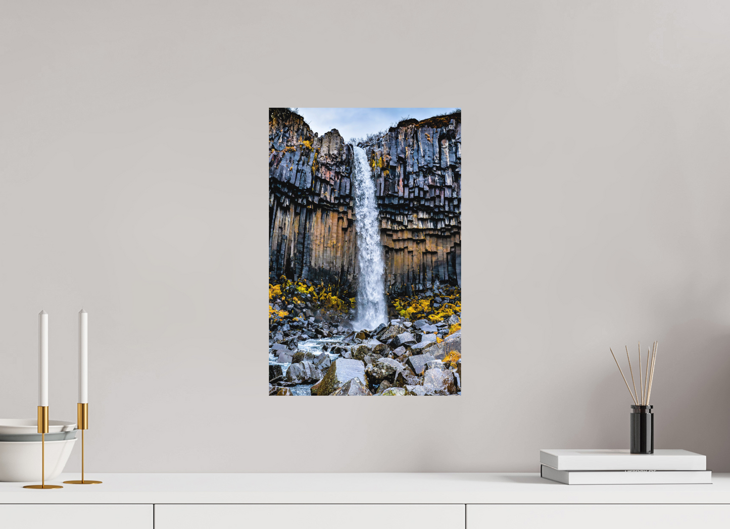 30 x 45 cm, Hahnemühle Photo Rag Bright White Svartifoss – Die Orgelwände aus Basalt