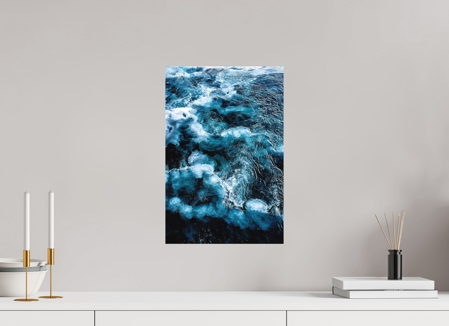 30 x 45 cm, Hahnemühle Photo Rag Bright White Tanz der kalten Strömung