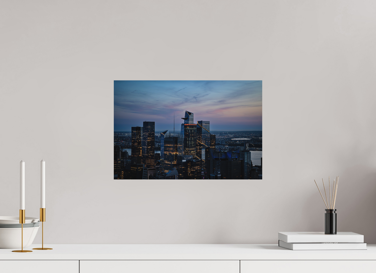 45 x 30 cm, Hahnemühle Photo Rag Bright White New York Skyline