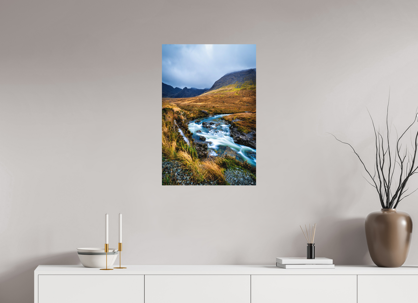 50 x 75 cm, Hahnemühle Photo Rag Bright White Whispers of the Fairy Pools