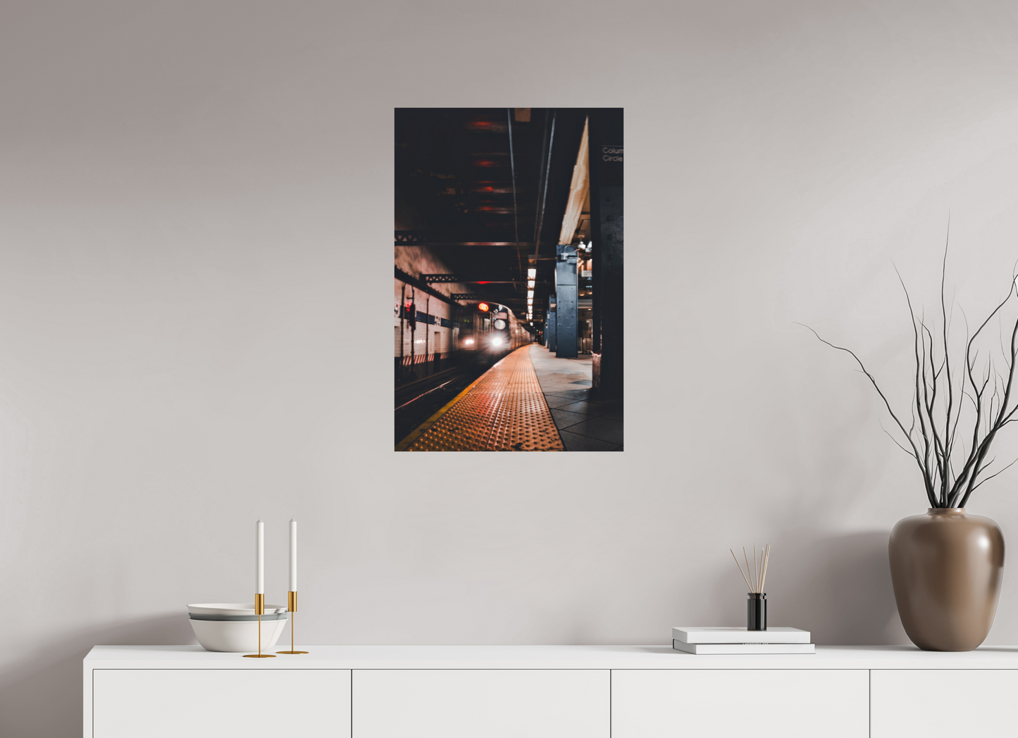 50 x 75 cm, Hahnemühle Photo Rag Bright White New York Subway