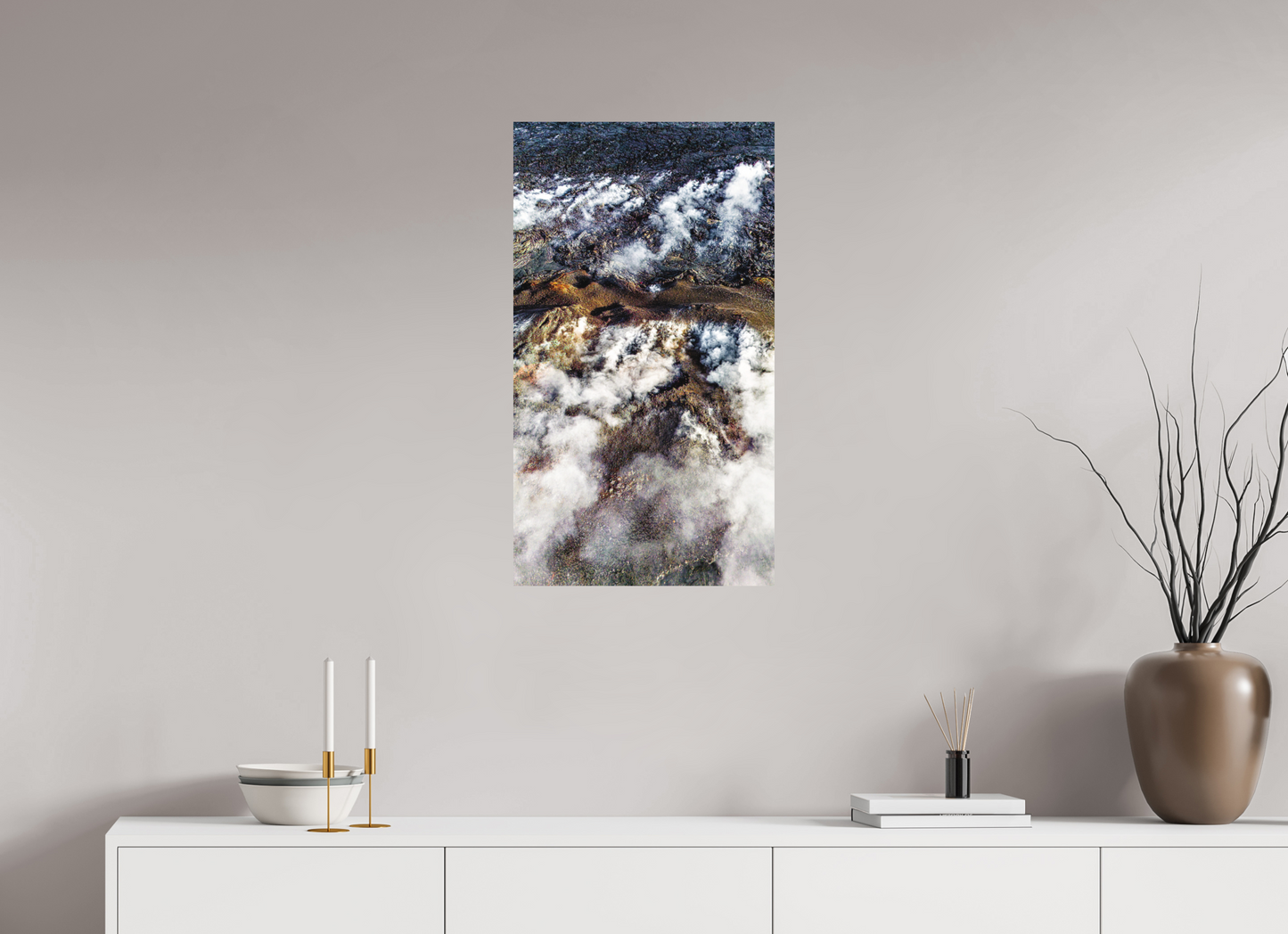 45 x 80 cm, Hahnemühle Photo Rag Bright White Geothermischer Atem der Erde