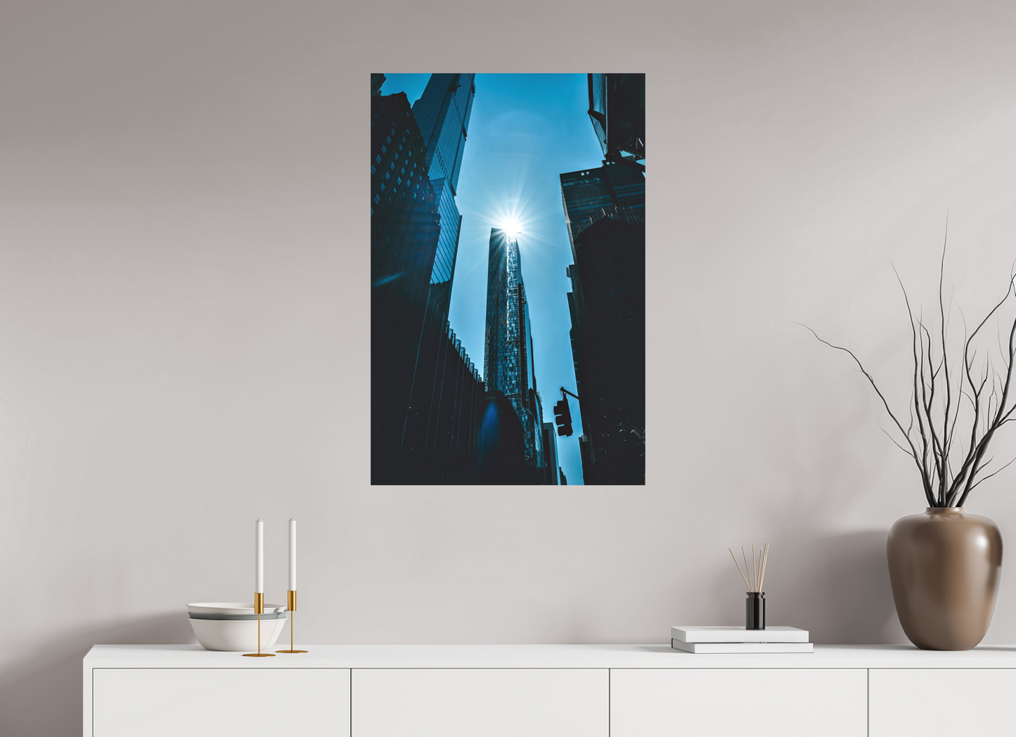 60 x 90 cm, Hahnemühle Photo Rag Bright White Sun Star in Manhattan