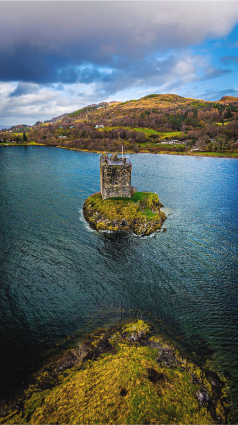 Main image Castle Stalker – Einsamkeit im Loch Laich
